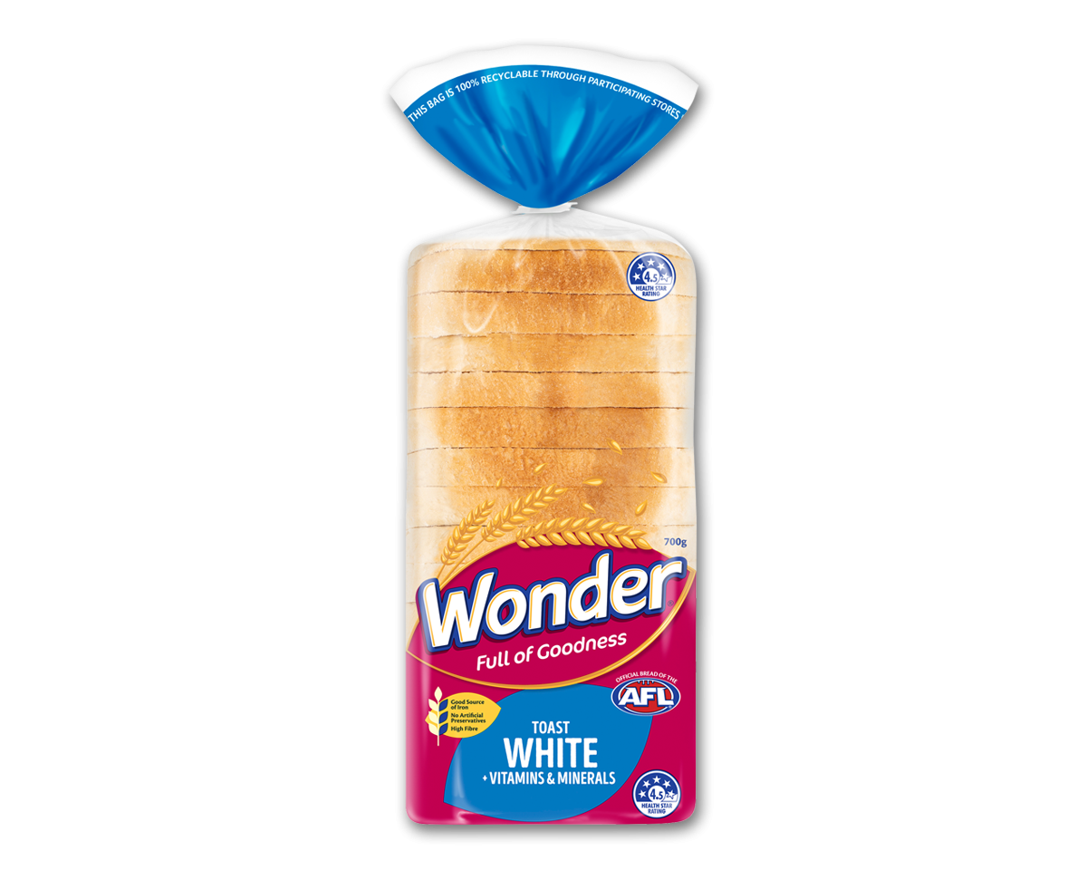 White Vitamins & Minerals Toast Loaf Wonder