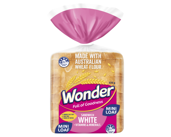 Wonder Sandwich White Vitamins and Minerals Mini 320 g