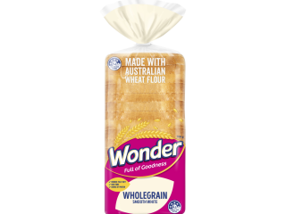 Wonder Loaf Wholegrain Smooth White 700 g